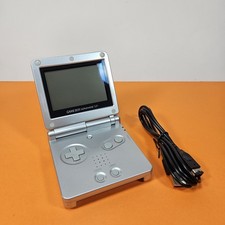 CONSOLE NINTENDO GAME BOY ADVANCE SP AGS-001 ARGENTO con CAVO OTTIMO