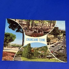CHIANCIANO TERME  VIAGGIATA CARTOLINA SOUVENIR