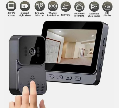 Videocitofono campanello con