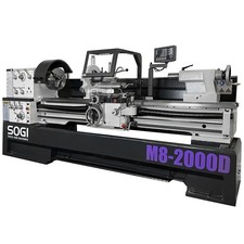 Tornio parallelo SOGI M8-2000D 300x2000 - Pb 105 mm - visualizzatore e rapidi