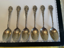 Set di 6 antichi cucchiaini da