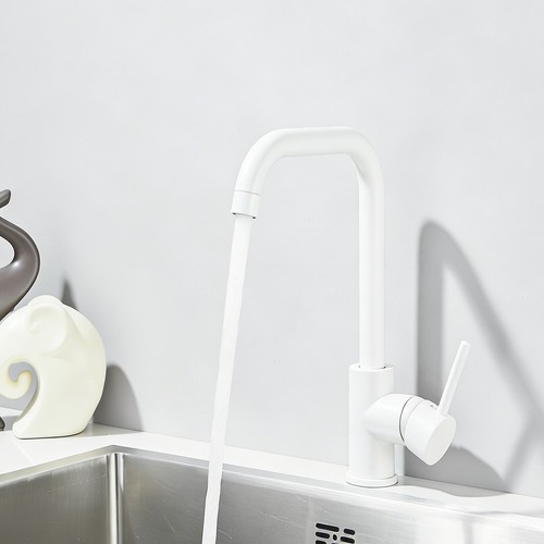 Rubinetto cucina bianco