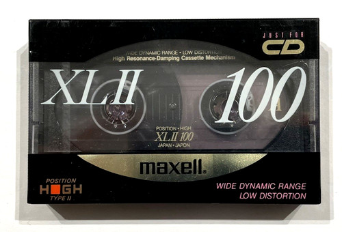 Maxell xlii 100 audiocassetta - maxell,