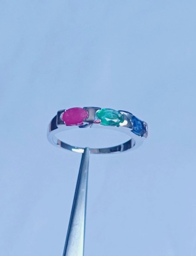 Anello fascia con - a,