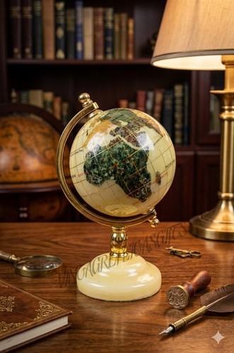 Raro mappamondo vintage con