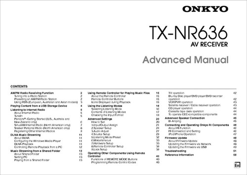 Onkyo integra nr636 - onkyo, tx-nr636