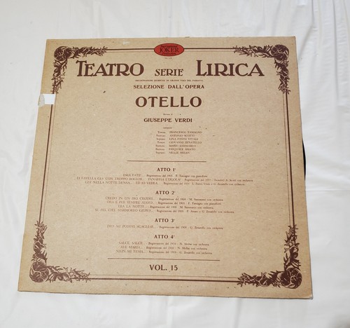 Giuseppe verdi otello album - verdi, sm