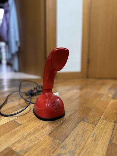 Telefono cobra rosso vintage - telefono,