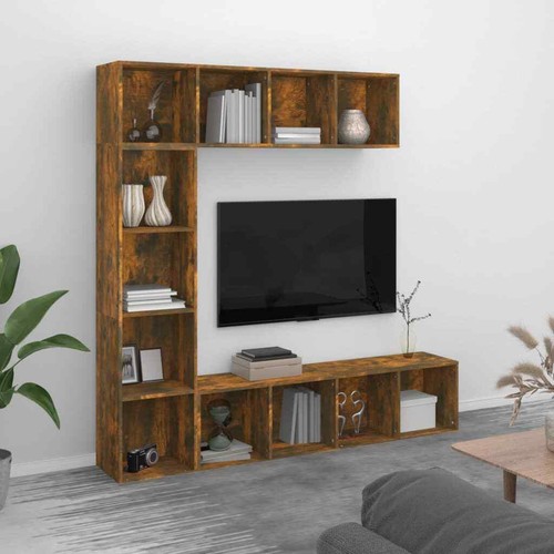 Vidaxl set mobili libreria - libreria, /