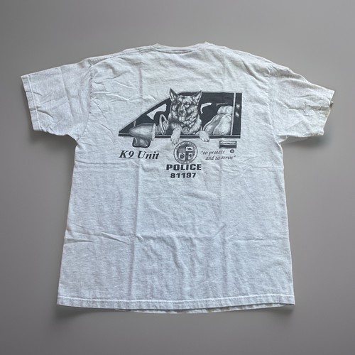 Shirt vintage lapd - t-shirt, cane