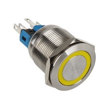 DimasTech PD096 Acciaio inossidabile 22 mm ID Azione Alternata Colore Led Giallo