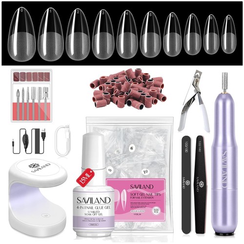 All gel nail kit almond - nail, kit: