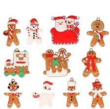 Decorazioni Natalizie Omino di Pan di Zenzero – Set da 11