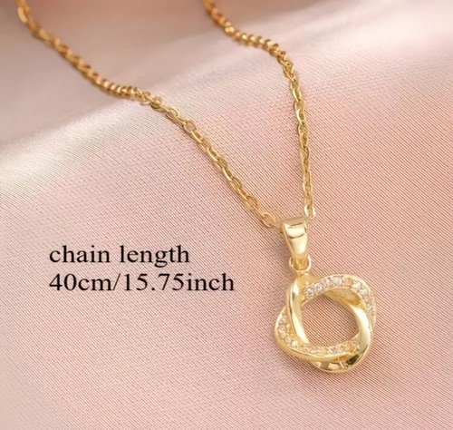 Collana acciaio 304 oro 18k - collana,