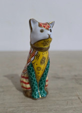 Statuina Gatto Paris Royal in Porcellana