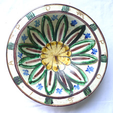 vecchia ciotola ceramica maiolica italiana FAENZA STILE RINASCIMENTALE ARREDO
