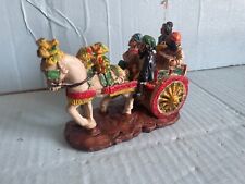 CARRETTO SICILIANO carrettino ARTIGIANALE DIPINTO A MANO SOUVENIR SICILIA CM 14