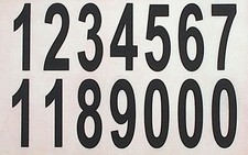 stampa transfer ferro su GRANDE 90mm nero- ferro su numeri set stampa personalizzata