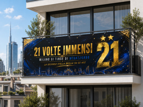 Striscione inter celebrativo - striscione,