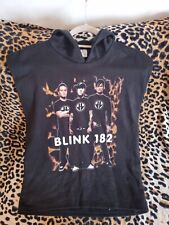 Blink 182 New Line 2000 Felpa senza maniche con cappuccio Vintage !