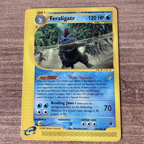 Pokemon feraligatr 165 - 47/165, eng