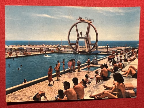 Cartolina lido ostia - lido,