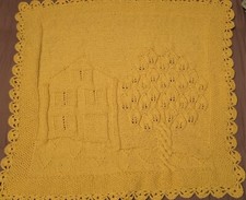  copertina senape di lana