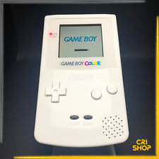 NINTENDO GAME BOY COLOR GBC ? TOTAL WHITE ⚪️ ? CONSOLE VINTAGE RESTAURATA ?