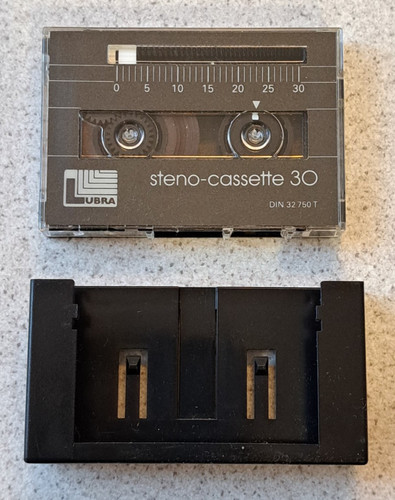 Cassetta steno lubra per - 30,
