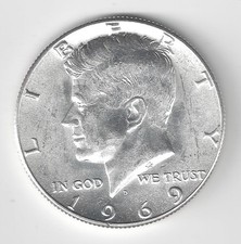 USA 1/2 dollaro, mezzo dollaro Kennedy 1969