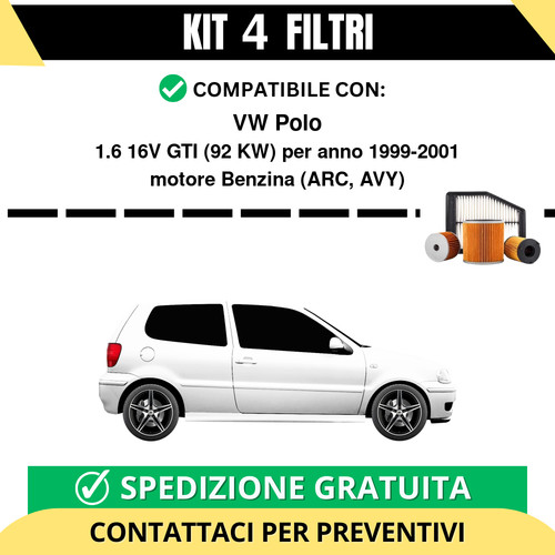 Kit filtri tagliando - kit,