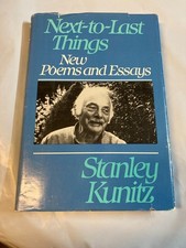 Next-to-Last Things: New Poems