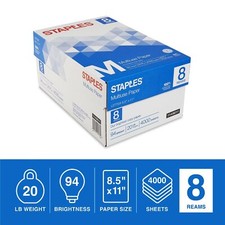 4000 Sheets Case of Staples