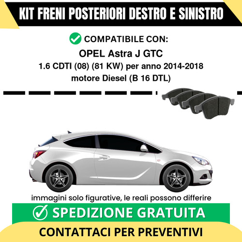 Pastiglie freno posteriori - freno,