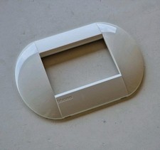 Bticino LNB4803BI placca Living International bianco bianca 3 moduli tonda
