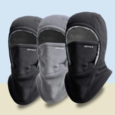 Maschera Viso Invernale Ciclismo Termica Pile Cappuccio Cappello Sci Scaldacollo