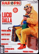 LIBRO RIVISTA RARO PIU' " LUCIO DALLA " 98 NUMERO MARZO 2022