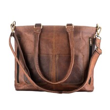 Borsa Tote In Vera Pelle Fatta