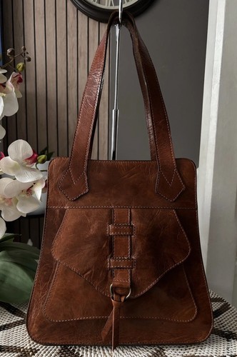 Borsa mano vintage pelle - in,