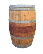 Botte in legno di rovere 225 litri per giardino o arredamento