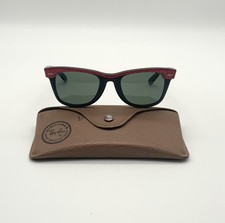 Occhiali da sole Bausch & Lomb Ray-Ban Wayfarer Street Neat Red/Black vintage