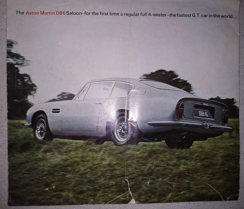 Aston martin db6 - aston, brochure