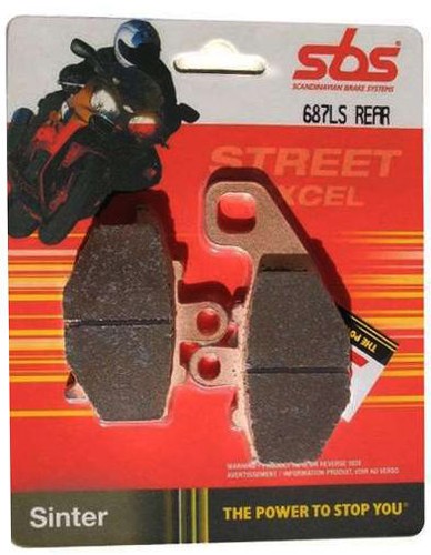 Pastiglie freno posteriori sbs - pastiglie,