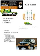 Kit rialzo off road for Jeep zj JEEP GRAND CHEROKEE + 5 cm IRONMAN 4x4