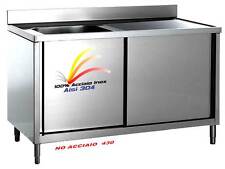 Lavello cm 140x60x85  Acciaio