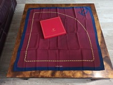 Très beau foulard carré de soie must de Cartier 78 cm x 78 cm
