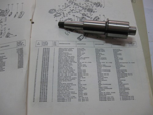 Albero secondario moto guzzi - secondario,