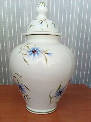 Vaso con coperchio ceramica - vaso,