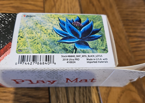 Ultra pro black - pro, playmat