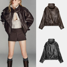 Giacca donna ZARA ecopelle
